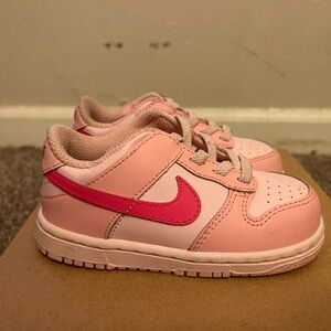 Pink Dunks size 7c